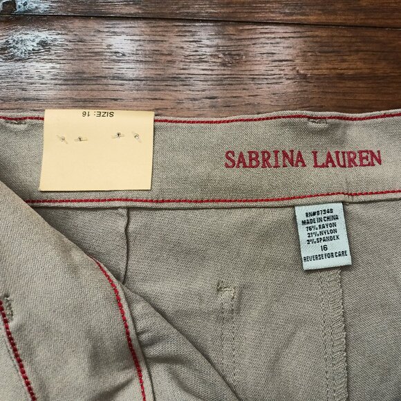 SABRINA LAUREN Women's Perfect Fit Ultra Soft Stretch Pants. Size 16 - Picture 3 of 6